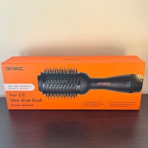 Amika Hair 2.0 Blow Dryer Brush in Black